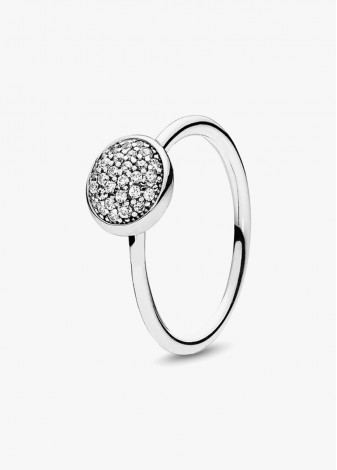 Stylish Solitaire Crystal Ring